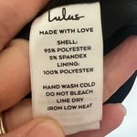 Lulus NWT  Reflections Of Style Shiny Gold One-Shoulder Bodycon Mini Dress Photo 8