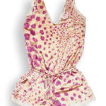 Alexis  Silk Leopard Romper Photo 0