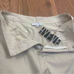 HYFVE  Khaki High Rise Wide Leg Lightweight Cotton Denim Trouser Pants Medium New Photo 5