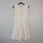 Rebecca Minkoff White Ribbed Fit & Flare Knit Dress Size Large Photo 4