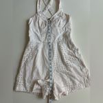 Trina Turk  Light Pink Eyelet Embroidered Romper Size 2‎ Resort Wear Photo 8