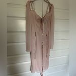 House Of CB  Ophelia Midi Dress in‎ Blush Size Small NWT Photo 5