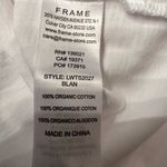 frame denim FRAME Pleated Elegant Women’s White Puff Sleeve Cotton Top Size XS Photo 11