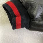 Disney  Store Mickey Varsity Jacket Mens XL Gray Faux Leather Embroider Nice Guy Photo 4