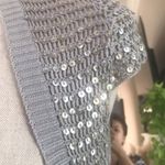 BCBG Gold Sequin Cap Sleeve Bolero Shrug Sweater Photo 4