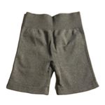 OQQ Biker Shorts Seamless Ribbed Gray Small Photo 1