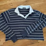 Brandy Melville  Striped Collard Sweater  Photo 0