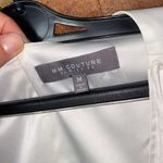 MM Couture  Miss Me White Metallic Beaded Sleeveless Blouse Women's Size Medium Photo 4