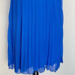 Sequin Hearts  Blue Dress Prom Formal Holiday Accordion Shift Rhinestones Medium Photo 7