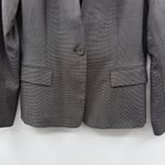Lafayette 148 Wool Black & White Printed Single Button Long Sleeve Blazer Sz‎ 12 Photo 2