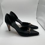 Coach Vintage  Y2K leather heel with the iconic horsebit hardware size 8 black Photo 5