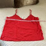 Allison Taylor woman VTG 80’s valentines red 1X 100% silk Cami tank​​ top​​​​​ Photo 1