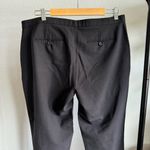 Theory 🛍️  Black Item Cropped Wool Blend Dress Pants Size 12 Photo 4