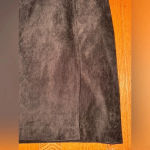 NWT Sport Collection women’s‎ Vintage Brown suede like Skirt size 16 midi pencil Photo 3