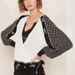 Free People  Auxton Thermal Wrap Top with a floral print Photo 5