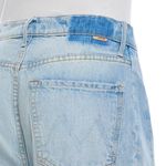 NWT MOTHER The Full Pipe Flood High Rise Barrel Jeans in Back Pedal Sz30 Blue Size 30 Photo 14