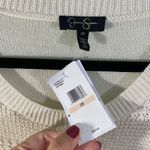 Jessica Simpson Cream Textured Knit Crew Neck Long Sleeve Sweater Size 2X NWT Photo 3