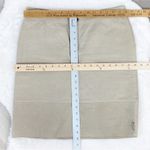Billabong  Vintage Suede Leather A Line Skirt Taupe‎ Tan Juniors 7 Photo 7
