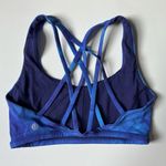 Lululemon Free to be Tranquil Bra Midnight Tulle Multi Women’s Sports Bra Size 6 Photo 4