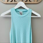 Free People  Ribbed Tank Top Teal Sz Small Photo 1