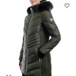Michael Kors NWT  Faux-Fur-Trim Hooded Puffer Coat Photo 3