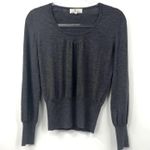 L'EQUIPE YOSHIE INABA Sweater Pullover top Long Sleeve Solid Dark Gray Size 38 Photo 0