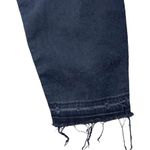 Madewell  High Rise Distressed The Mom Jeans Ankle Crop Black Size 36 Photo 8