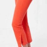 BDG Gelato Cropped Kick Flare Coral Zip-Back Jeans Photo 0