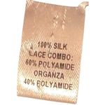 Cushnie et Ochs Womens Top Silk Lace Shoulders Boxy Fit V-Neck Long Sleeve Sz. 4 Photo 5