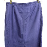 Christopher & Banks Vintage Y2K Purple Cotton Midi Skirt Women’s Size 10 Photo 4