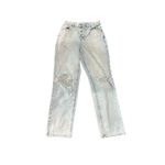 Pacific Sunwear Light Wash Distressed Straight Leg Women's Size 27 dad jeans Blue Photo 2