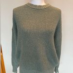 American Eagle Oversized Chunky Knit Sweater | EUC | XS | Sage Green | Cozy Photo 0