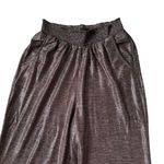 Anthropologie Champagne Metallic Starry Night Joggers Pants Women Sz XS | 68-38 Photo 1