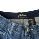 Fubu Women's Vintage Y2K Wide Straight Leg Medium Wash Stiped Jeans Size 12 Blue Photo 5