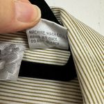 Vintage Hana Striped Giraffe Rhinestone Button Down Shirt Womens L Quirky Zoo Green Size L Photo 6