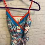 Bar III New belted v neck activewear dress Varsity Garden Rain swept size XS Photo 3