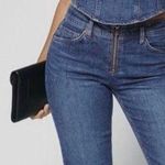 Reformation Julianna Zip Mid Rise Straight Leg Jeans Photo 0