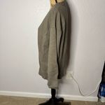 One Grey Day Emory Boyfriend Cardigan Button Front Relaxed Fit Size M Olive Grey Gray Size M Photo 9