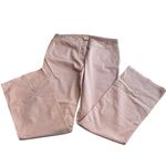 Elevenses Anthropologie Beige Mauve Wide Leg Pant Size 8 Sequin Trim Photo 7