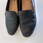 Birdies  The Swift Black Leather Slip On Sneakers Photo 4