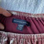 American Eagle  Outfitters Womens Velvet Blouse Pink 3/4 Sleeve Off Shoulder-SM Photo 8