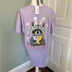 Simply Southern NWT Purple Raccoon Tee Shirt T-Shirt Size XL Easter Photo 2