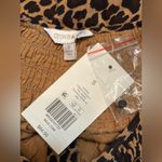 Crown & Ivy  Brown Black Peter Pan Collar Blouse NWT size Small Photo 5