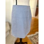 Free People  Periwinkle Blue Faux Suede Mini Skirt Photo 3