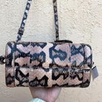 Alexander McQueen NWT  mini Padlock genuine Python duffel shoulder satchel bag Photo 6