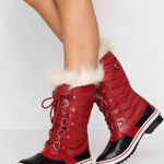 Free People SOREL WOMEN'S TOFINO™ II TALL SNOW BOOT in Red Dahlia size 9.5 New with tags NWT Photo 0