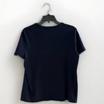 Pendleton  Top Womens Medium Tee Shirt Black Cotton Short Sleeve‎ Pullover Boxy Photo 1