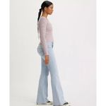 Levi's Women's Superlow Flare Jeans 28x32 Whoops I Did It Again Light Wash Photo 1