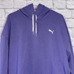 Puma Womens Purple Cropped Hoodie Sweater Size Large Photo 1