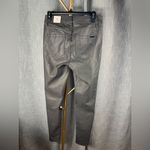 White House | Black Market  High-Rise Coated Gray Skinny Pants Women's size 4 NWT Photo 8